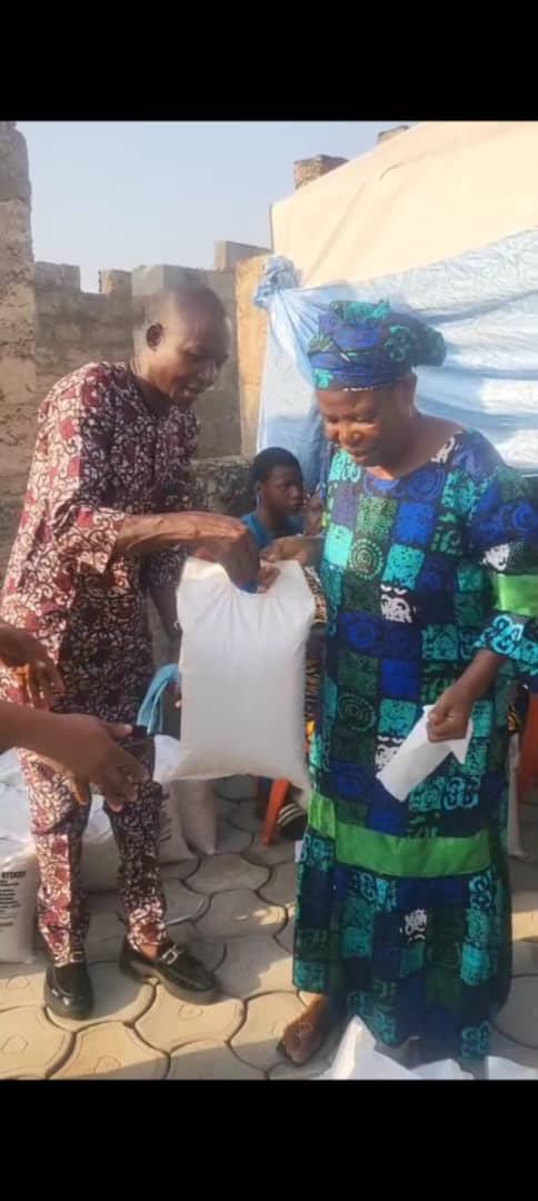 Food Items Distribution to Widows